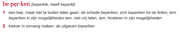 Betekenis beperkende overtuigingen